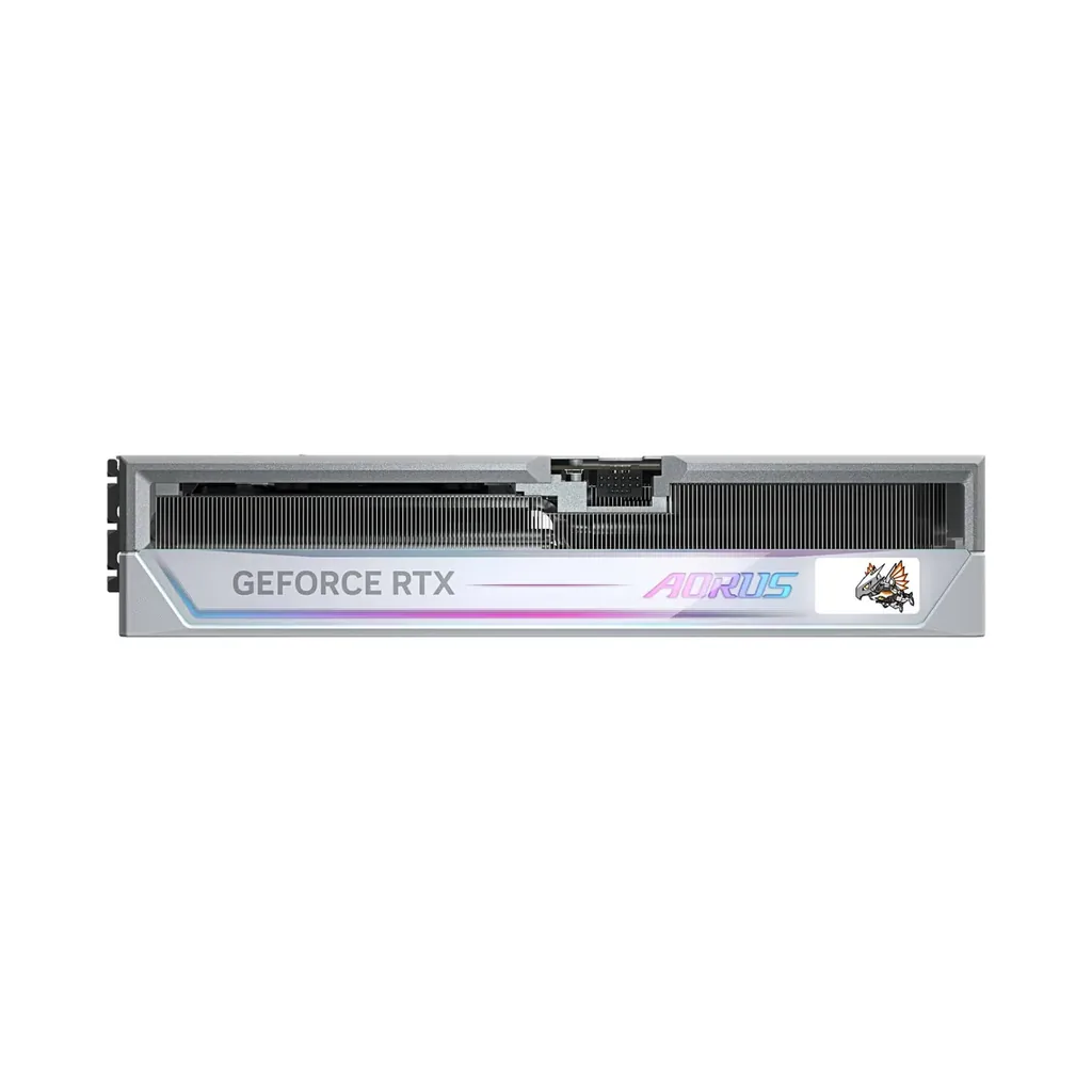 GIGABYTE AORUS GeForce RTX 5090 Master Ice Graphics Card, 32GB GDDR7 512-Bit Memory, 2655 MHz Boost Clock, 21760 CUDA Cores. 28 Gbps Memory Speed, PCI – Gallery image 6 GIGABYTE AORUS GeForce RTX 5090 Master Ice Graphics Card, 32GB GDDR7 512-Bit Memory, 2655 MHz Boost Clock, 21760 CUDA Cores. 28 Gbps Memory Speed, PCI – Gallery image 6