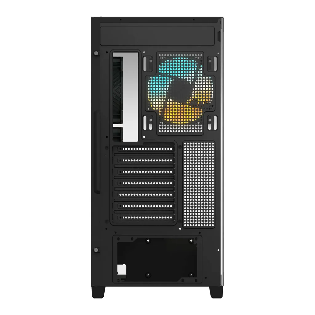 GIGABYTE C500 ATX Computer Case, 410MM/BL ST ATX GPU, Mid Tower Form Factor, RGB Lighting, 3.5" Drive Support, Pre-installed Fan, Built-In Cable Management, Black | C500P-ST-ATX – Gallery image 4 GIGABYTE C500 ATX Computer Case, 410MM/BL ST ATX GPU, Mid Tower Form Factor, RGB Lighting, 3.5" Drive Support, Pre-installed Fan, Built-In Cable Management, Black | C500P-ST-ATX – Gallery image 4