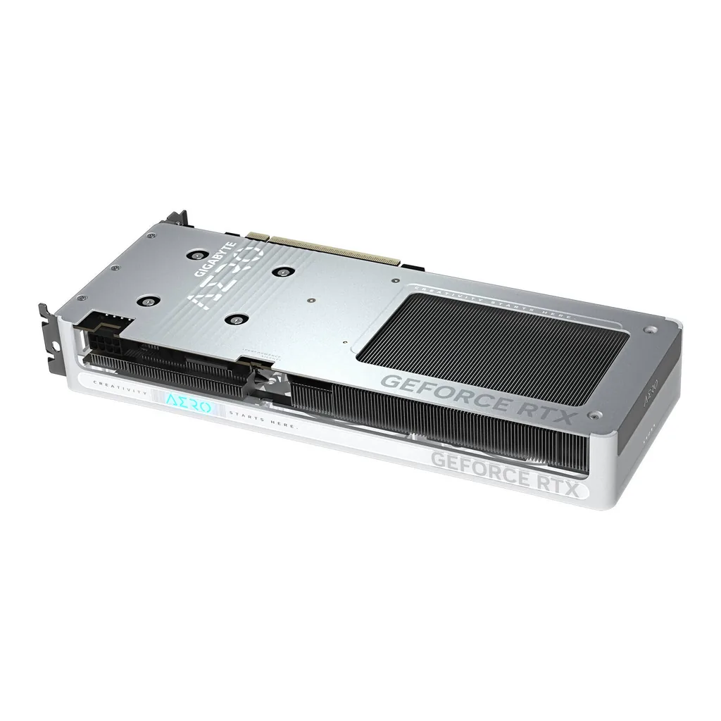 GIGABYTE GeForce RTX 5060 AERO OC Graphics Card, 8GB GDDR7 128-Bit Memory, 2595 MHz Core Clock, 3840 CUDA Cores, 28 Gbps Memory Speed, PCI Express 5.0 – Gallery image 5 GIGABYTE GeForce RTX 5060 AERO OC Graphics Card, 8GB GDDR7 128-Bit Memory, 2595 MHz Core Clock, 3840 CUDA Cores, 28 Gbps Memory Speed, PCI Express 5.0 – Gallery image 5