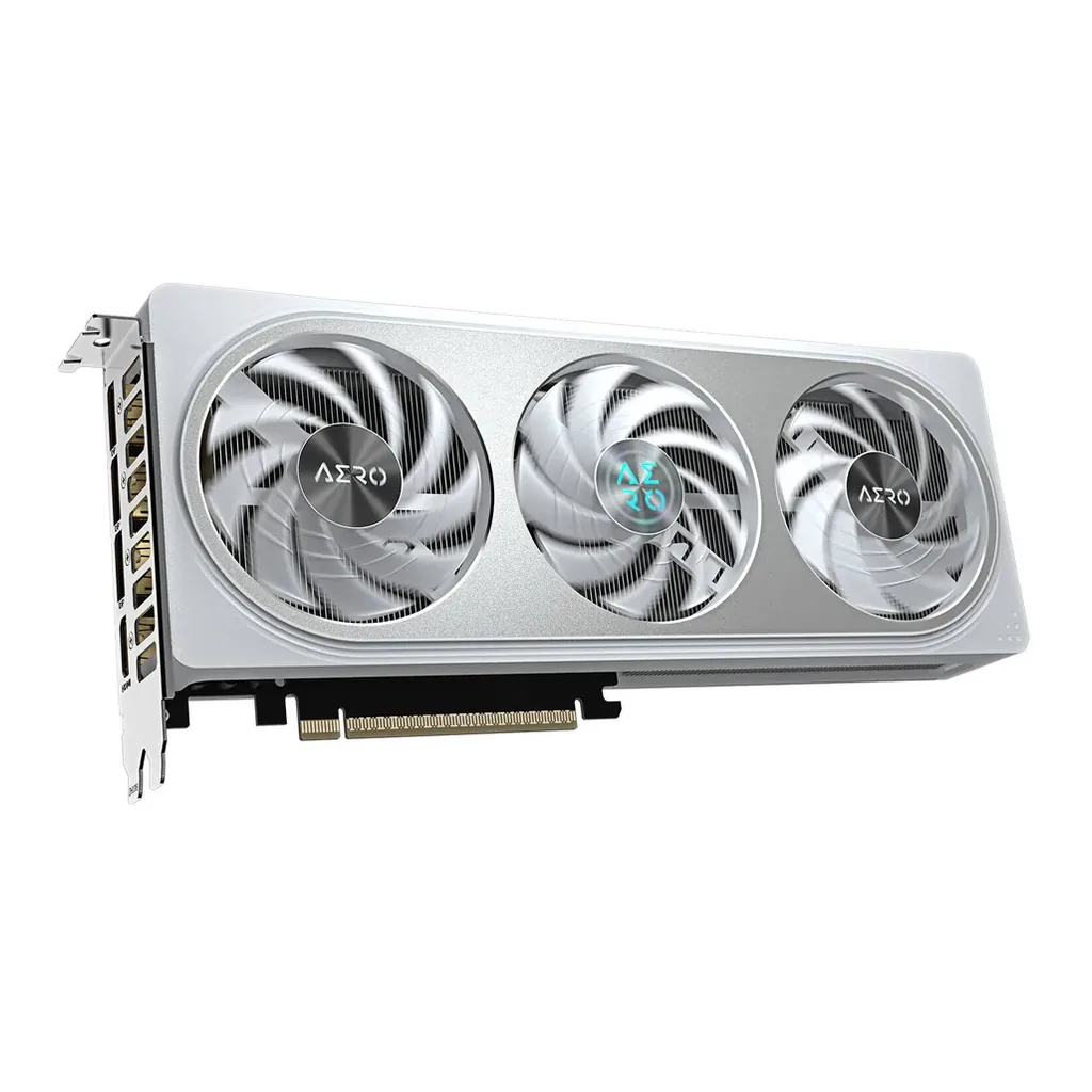 GIGABYTE GeForce RTX 5060 Ti AERO OC Graphics Card, 8GB GDDR7 128-Bit Memory, 2647 MHz Core Clock, 28 Gbps Memory Clock, PCI Express 5.0 | GV-N506TAER – Gallery image 3 GIGABYTE GeForce RTX 5060 Ti AERO OC Graphics Card, 8GB GDDR7 128-Bit Memory, 2647 MHz Core Clock, 28 Gbps Memory Clock, PCI Express 5.0 | GV-N506TAER – Gallery image 3