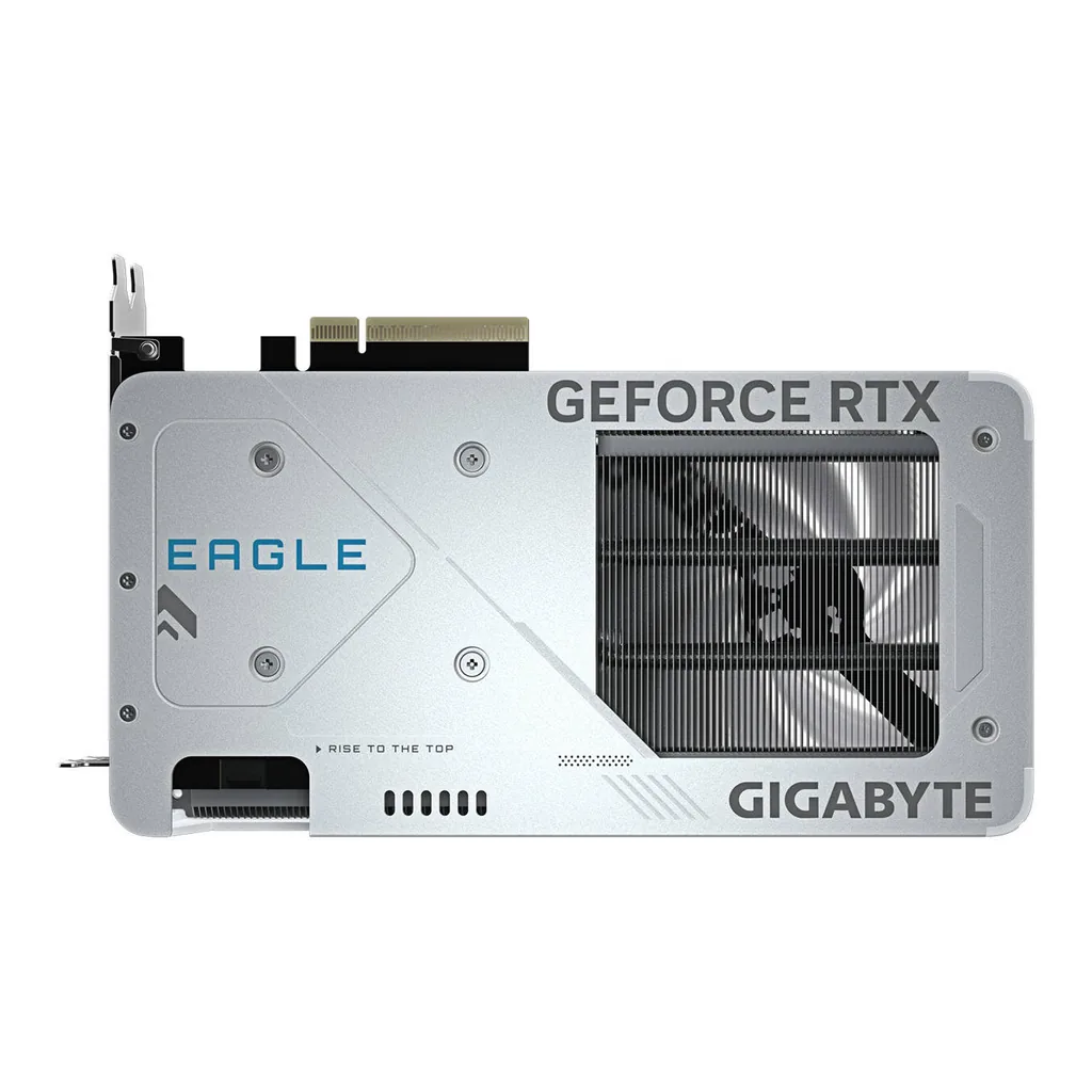 GIGABYTE GeForce RTX 5060 Ti EAGLE OC ICE Graphics Card, 8GB GDDR7 128-Bit, 2617 MHz Core Clock, 28 Gbps Memory Speed, PCI Express 5.0, White | GV-N50 – Gallery image 5 GIGABYTE GeForce RTX 5060 Ti EAGLE OC ICE Graphics Card, 8GB GDDR7 128-Bit, 2617 MHz Core Clock, 28 Gbps Memory Speed, PCI Express 5.0, White | GV-N50 – Gallery image 5
