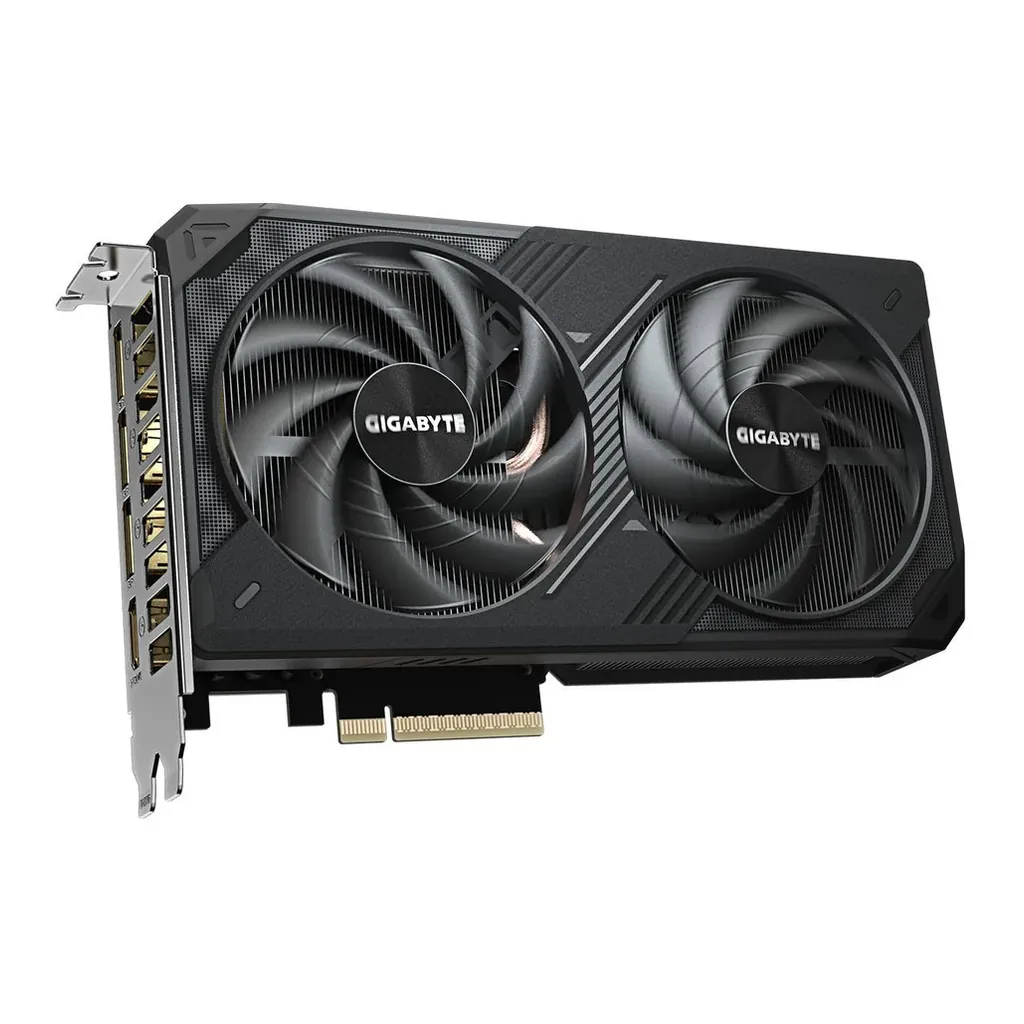 GIGABYTE GeForce RTX 5060 Ti WINDFORCE Graphics Card, 8GB GDDR7 128-Bit Memory, 2572 MHz Core Clock, 28 Gbps Memory Clock, PCI-Express 5.0 | GV-N506TW – Gallery image 6 GIGABYTE GeForce RTX 5060 Ti WINDFORCE Graphics Card, 8GB GDDR7 128-Bit Memory, 2572 MHz Core Clock, 28 Gbps Memory Clock, PCI-Express 5.0 | GV-N506TW – Gallery image 6