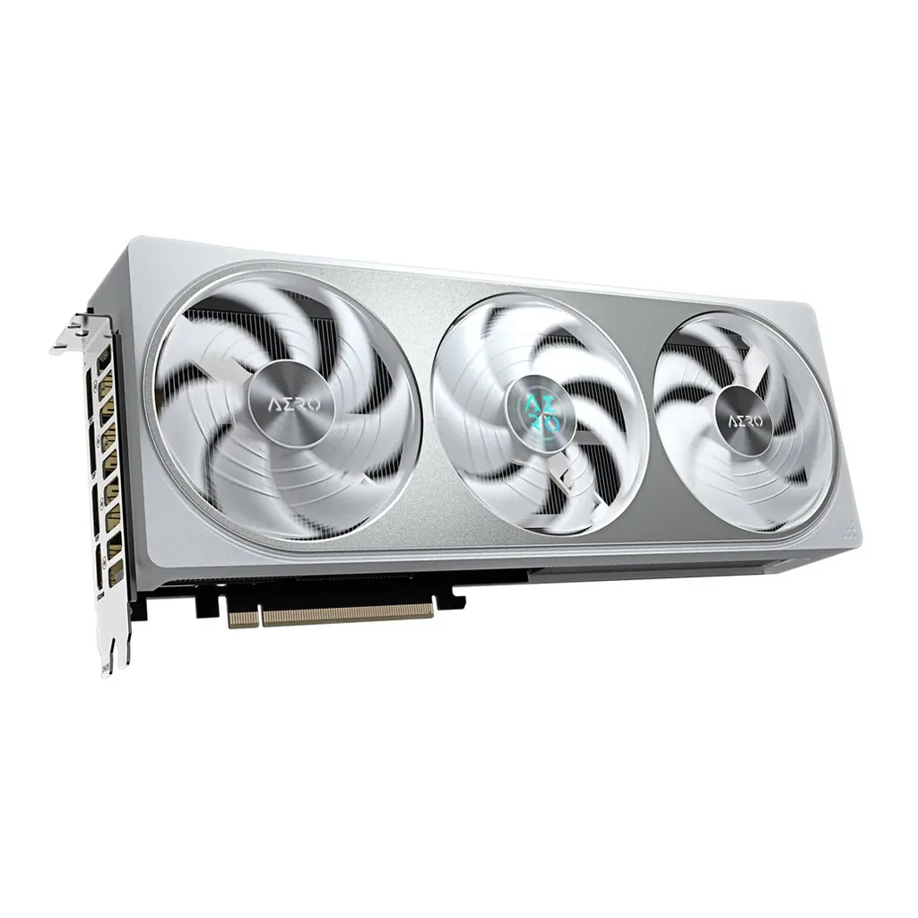 GIGABYTE GeForce RTX 5070 AERO OC Graphics Card, 12GB GDDR7 192-Bit Memory, 2625 MHz Core Clock, 6144 CUDA Cores, 28 Gbps Memory Clock, PCI-Express 5. – Gallery image 2 GIGABYTE GeForce RTX 5070 AERO OC Graphics Card, 12GB GDDR7 192-Bit Memory, 2625 MHz Core Clock, 6144 CUDA Cores, 28 Gbps Memory Clock, PCI-Express 5. – Gallery image 2