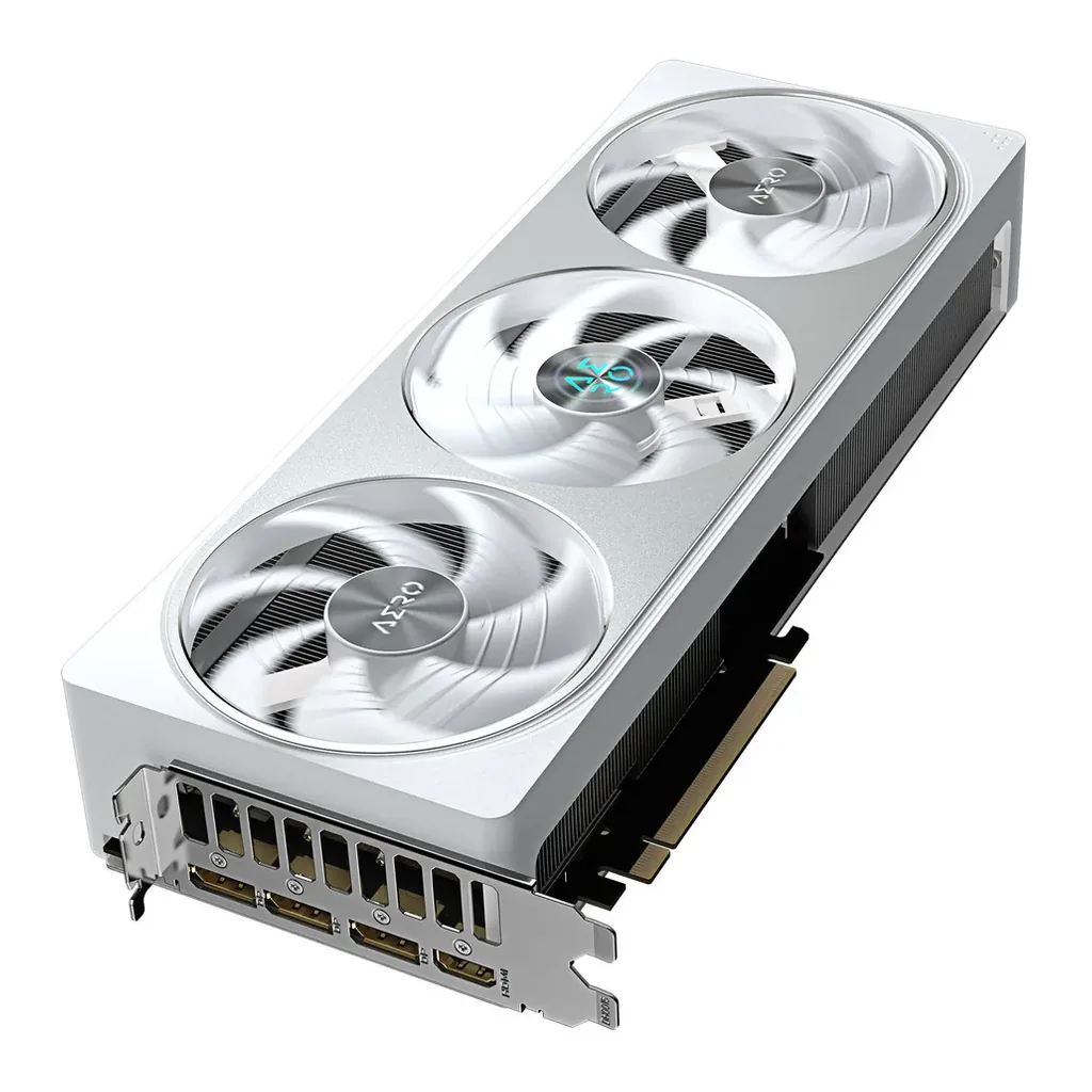GIGABYTE GeForce RTX 5070 AERO OC Graphics Card, 12GB GDDR7 192-Bit Memory, 2625 MHz Core Clock, 6144 CUDA Cores, 28 Gbps Memory Clock, PCI-Express 5. – Gallery image 6 GIGABYTE GeForce RTX 5070 AERO OC Graphics Card, 12GB GDDR7 192-Bit Memory, 2625 MHz Core Clock, 6144 CUDA Cores, 28 Gbps Memory Clock, PCI-Express 5. – Gallery image 6