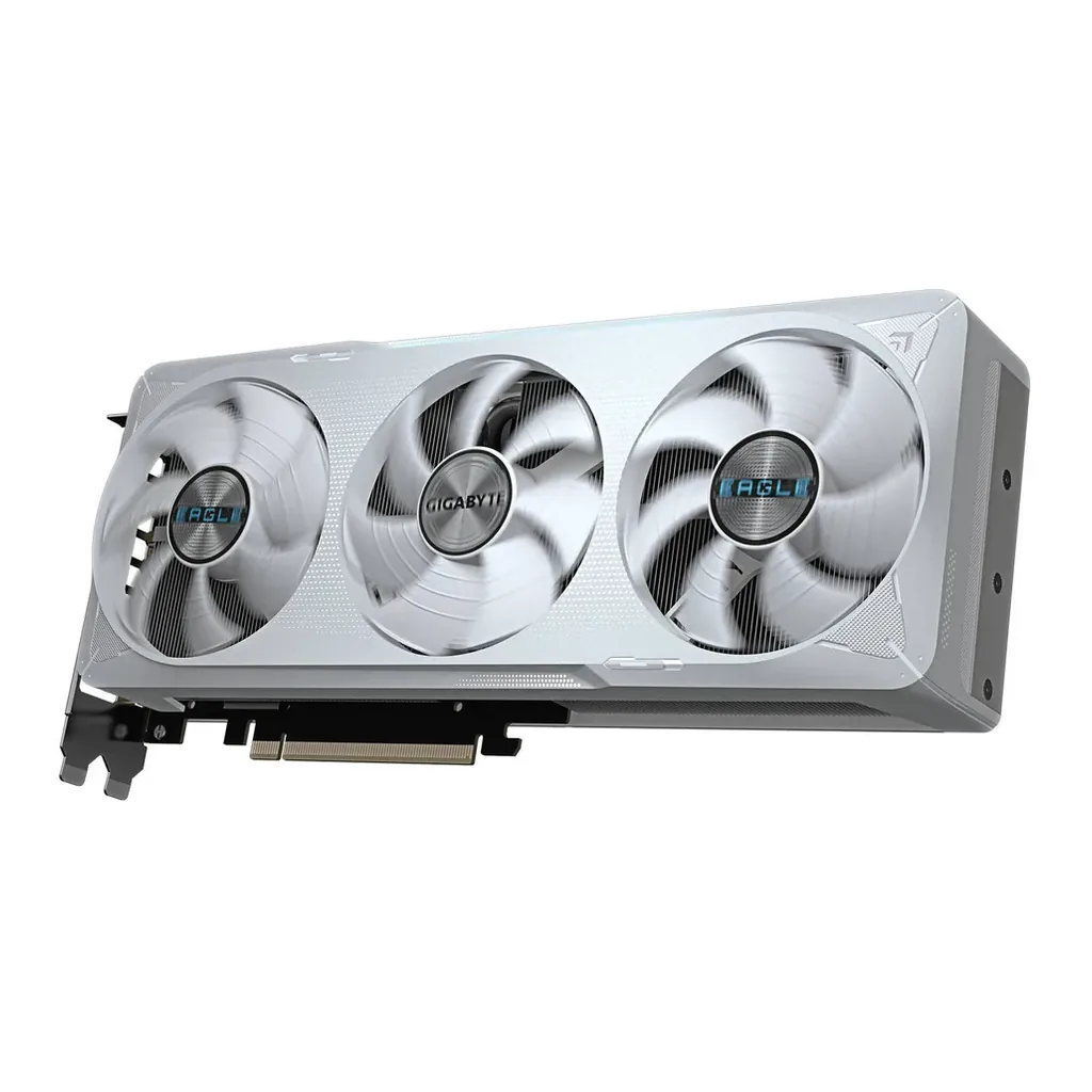 Gigabyte GeForce RTX 5070 EAGLE OC ICE SFF Graphics Card, 12GB GDDR7 192-Bit Memory, 2587 MHz Core Clock, 6144 CUDA Cores, 28 Gbps Memory Speed, PCI-E – Gallery image 3 Gigabyte GeForce RTX 5070 EAGLE OC ICE SFF Graphics Card, 12GB GDDR7 192-Bit Memory, 2587 MHz Core Clock, 6144 CUDA Cores, 28 Gbps Memory Speed, PCI-E – Gallery image 3