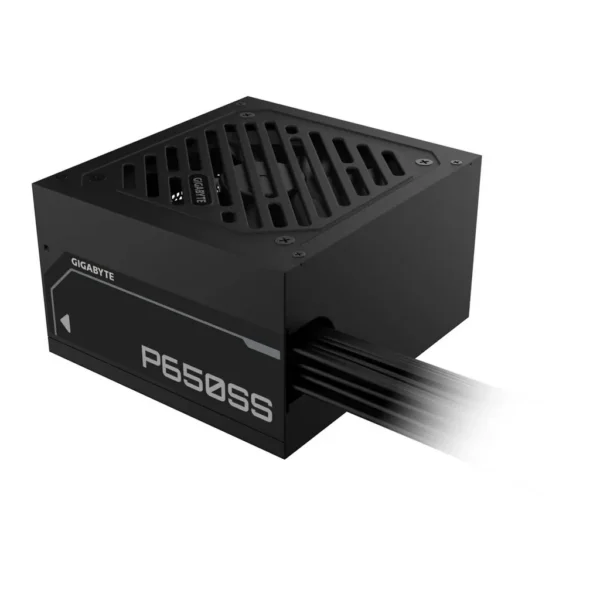 GIGABYTE P650SS Non Modular Power Supply, 650W Power, 80 Plus Silver Efficiency, 120mm Fluid Dynamic Bearing Fan, Intel ATX 3.0 Standard, 0.9 Active PFC, Black | GP-P650SS – Main image GIGABYTE P650SS Non Modular Power Supply, 650W Power, 80 Plus Silver Efficiency, 120mm Fluid Dynamic Bearing Fan, Intel ATX 3.0 Standard, 0.9 Active PFC, Black | GP-P650SS – Main image