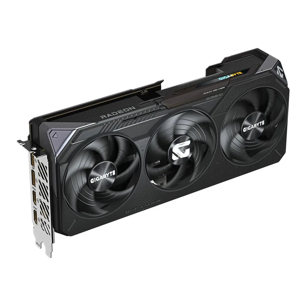 GIGABYTE Radeon RX 9070 XT GAMING OC Graphics Card, 16GB GDDR6 256-Bit Memory, 3060 MHz Boost Clock, 20 Gbps Memory Clock, 4096 Stream Processors, PCI – Gallery image 7 GIGABYTE Radeon RX 9070 XT GAMING OC Graphics Card, 16GB GDDR6 256-Bit Memory, 3060 MHz Boost Clock, 20 Gbps Memory Clock, 4096 Stream Processors, PCI – Gallery image 7