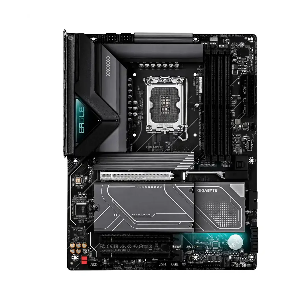 GIGABYTE Z890 EAGLE PLUS ATX LGA 1851 Motherboard, Intel Z890 Chipset, 4x DDR5 DIMM Slots, Up to 256GB Max Memory, 1x PCIe 5.0 x16 with PCIe UD Slot, 4x M.2 Slots | Z890-EAGLE-PLUS – Gallery image 1 GIGABYTE Z890 EAGLE PLUS ATX LGA 1851 Motherboard, Intel Z890 Chipset, 4x DDR5 DIMM Slots, Up to 256GB Max Memory, 1x PCIe 5.0 x16 with PCIe UD Slot, 4x M.2 Slots | Z890-EAGLE-PLUS – Gallery image 1