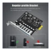 GLOTRENDS 8-Port USB-A&C 3.2 Gen 1 PCIe Expansion Card, 2 USB C 6 USB A, PCI Express 5Gbps High Speed, Windows Linux Compatible, Plug And Play, No Mac Support | U6A2C – Gallery image 6 GLOTRENDS 8-Port USB-A&C 3.2 Gen 1 PCIe Expansion Card, 2 USB C 6 USB A, PCI Express 5Gbps High Speed, Windows Linux Compatible, Plug And Play, No Mac Support | U6A2C – Gallery image 6