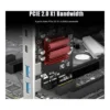 GLOTRENDS U3044AC 4-Port PCIe USB Expansion Card, 2x USB-C & 2x USB-A, USB 3.2 Gen 1, for Windows & Linux | U3044AC – Gallery image 6 GLOTRENDS U3044AC 4-Port PCIe USB Expansion Card, 2x USB-C & 2x USB-A, USB 3.2 Gen 1, for Windows & Linux | U3044AC – Gallery image 6