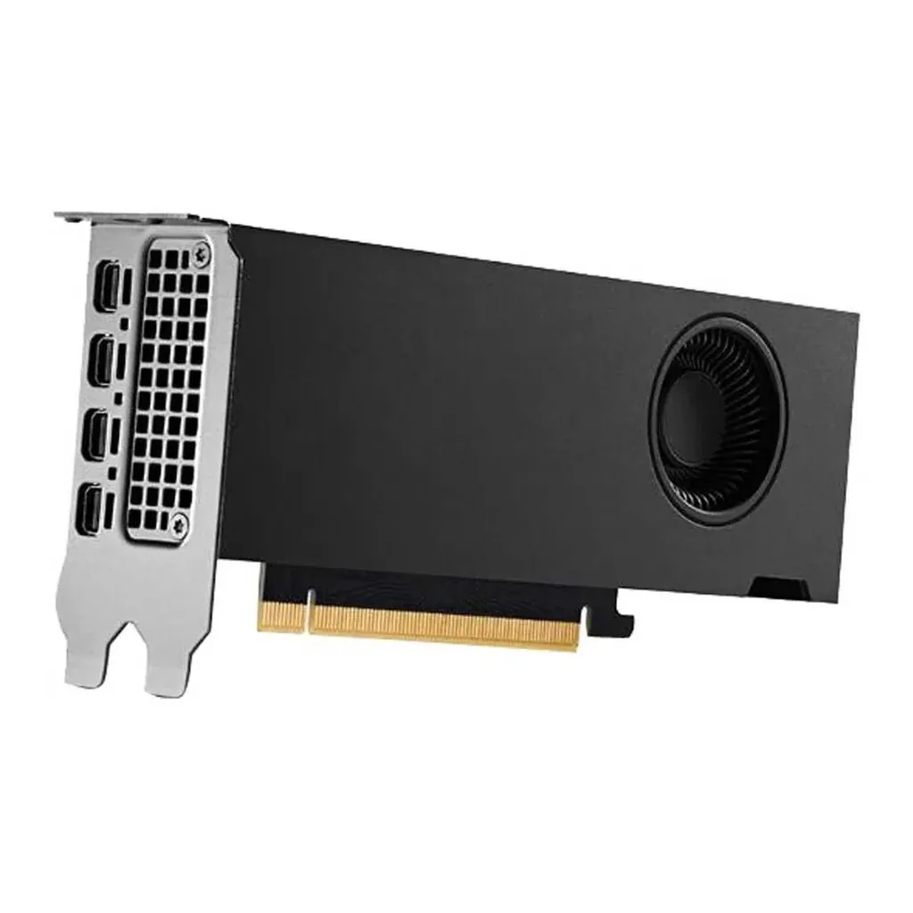 HP NVIDIA RTX A2000 DP 4mDP Graphics Card, 6GB GDDR6 192-Bit Memory, 3328 CUDA Cores, 288 GB/s Memory Bandwidth, PCI Express 4.0 x16, Mini DP 1.4a, Bl – Gallery image 3 HP NVIDIA RTX A2000 DP 4mDP Graphics Card, 6GB GDDR6 192-Bit Memory, 3328 CUDA Cores, 288 GB/s Memory Bandwidth, PCI Express 4.0 x16, Mini DP 1.4a, Bl – Gallery image 3