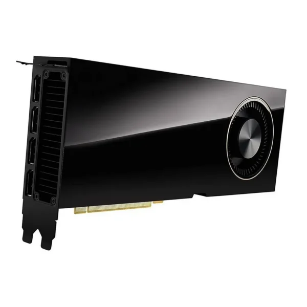 HP NVIDIA RTX A6000 Workstation Display Card, 48GB GDDR6 384-Bit Memory, 768 GB/s Memory Bandwith, 10,752 CUDA Cores, PCI Express 4.0 interface, 4x DisplayPorts, Black | 2S6U3AA – Main image HP NVIDIA RTX A6000 Workstation Display Card, 48GB GDDR6 384-Bit Memory, 768 GB/s Memory Bandwith, 10,752 CUDA Cores, PCI Express 4.0 interface, 4x DisplayPorts, Black | 2S6U3AA – Main image
