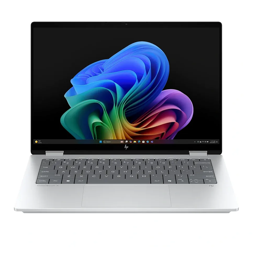 HP OmniBook X Flip 14-fm0047nr 2-in-1 Laptop – Main image HP OmniBook X Flip 14-fm0047nr 2-in-1 Laptop – Main image