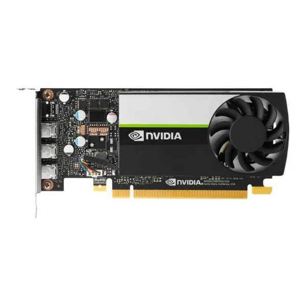 HP T400 Low-Profile Graphics Card, 384 Cuda Cores, 2GB of GDDR6 VRAM, 80 GB/s Memory Bandwidth, PCIe 3.0 x16 Interface, Nvidia Turing Architecture, 64 – Main image HP T400 Low-Profile Graphics Card, 384 Cuda Cores, 2GB of GDDR6 VRAM, 80 GB/s Memory Bandwidth, PCIe 3.0 x16 Interface, Nvidia Turing Architecture, 64 – Main image