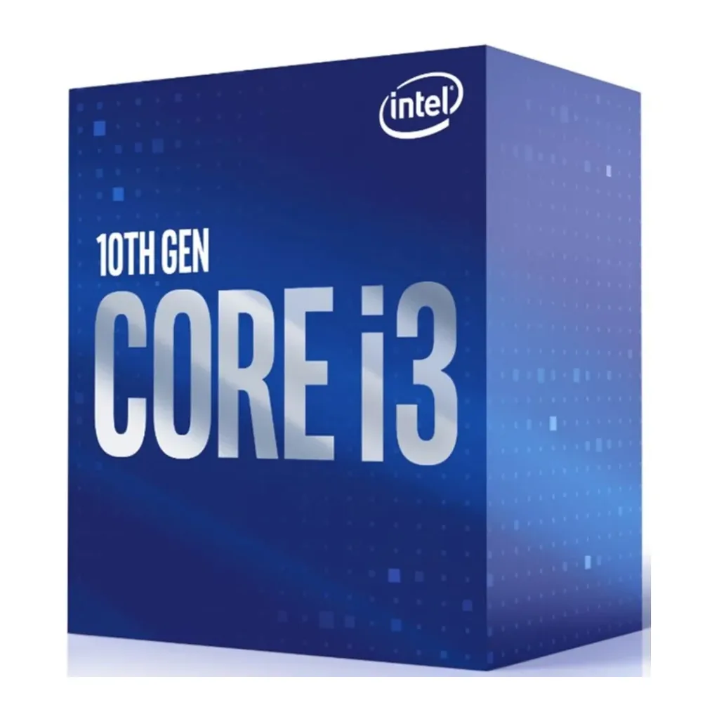 Intel Core i3-10100F 3.6GHz, Quadcore, 6MB, LGA1200, No Graphics CPU Box Processor - Comet Lake | BX8070110100F – Gallery image 1 Intel Core i3-10100F 3.6GHz, Quadcore, 6MB, LGA1200, No Graphics CPU Box Processor - Comet Lake | BX8070110100F – Gallery image 1