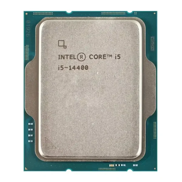 Intel Core i5-14400 2.5 GHz 10-Core LGA 1700 Processor, Intel UHD Graphics 730, 10 Cores & 16 Threads, 20MB Cache, 5 GHz Maximum Turbo Boost, Dual CH. DDR5-4800 / 192GB Max, Tray | CM8071505093012 – Main image Intel Core i5-14400 2.5 GHz 10-Core LGA 1700 Processor, Intel UHD Graphics 730, 10 Cores & 16 Threads, 20MB Cache, 5 GHz Maximum Turbo Boost, Dual CH. DDR5-4800 / 192GB Max, Tray | CM8071505093012 – Main image