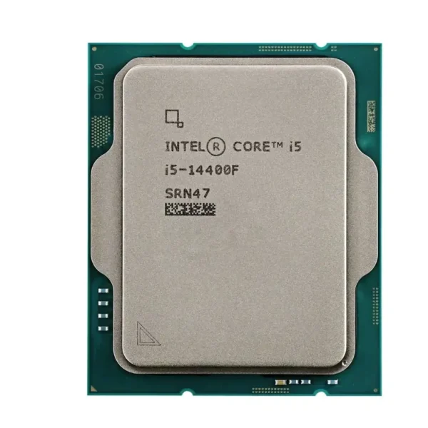 Intel Core i5-14400F 2.5 GHz 10-Core LGA 1700 Processor, 10 Cores & 16 Threads, 20MB Cache, 5 GHz Maximum Turbo Boost, Dual-Channel DDR5-4800 Memory / 192GB Max, Hybrid Core Arc, Tray | 14400F-Tray – Main image Intel Core i5-14400F 2.5 GHz 10-Core LGA 1700 Processor, 10 Cores & 16 Threads, 20MB Cache, 5 GHz Maximum Turbo Boost, Dual-Channel DDR5-4800 Memory / 192GB Max, Hybrid Core Arc, Tray | 14400F-Tray – Main image