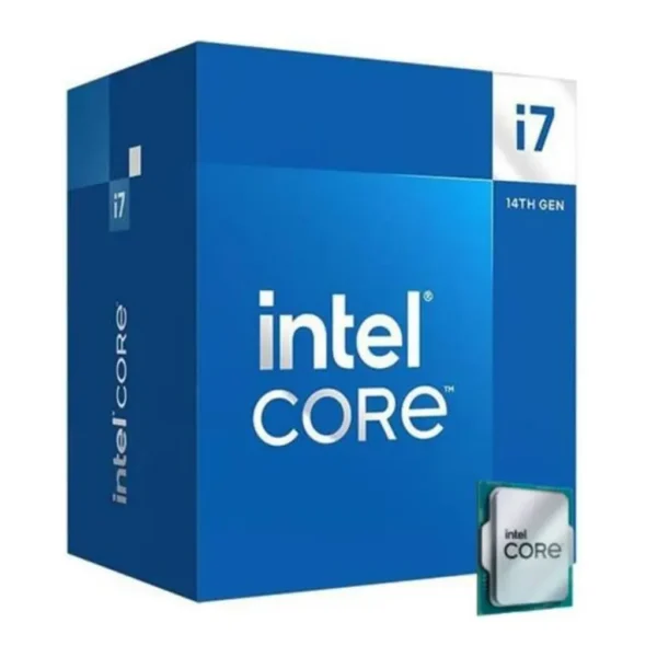 Intel Core i7-14700 2.1GHz LGA1700 Desktop Processor, 20 Core & 28 Threads, 5.4 GHz Max Turbo Boost, 33MB Cache, Integrated Intel UHD Graphics 770, 2CH DDR5 Memory / 192GB Max – Main image Intel Core i7-14700 2.1GHz LGA1700 Desktop Processor, 20 Core & 28 Threads, 5.4 GHz Max Turbo Boost, 33MB Cache, Integrated Intel UHD Graphics 770, 2CH DDR5 Memory / 192GB Max – Main image