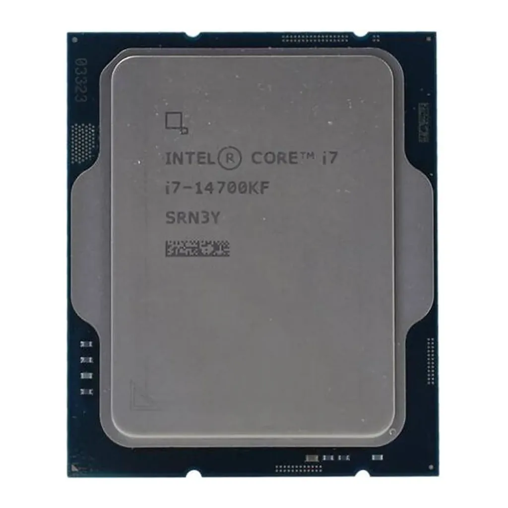 Intel Core i7-14700KF 3.4 GHz 20-Core LGA 1700 14th Gen Processor, 20 Cores & 28 Threads, 30MB Cache Memory, 5.6GHz MaxTurbo Boost, Dual-Channel DDR5-5600 / 192GB Max Memory | CM8071504820722-Tray – Main image Intel Core i7-14700KF 3.4 GHz 20-Core LGA 1700 14th Gen Processor, 20 Cores & 28 Threads, 30MB Cache Memory, 5.6GHz MaxTurbo Boost, Dual-Channel DDR5-5600 / 192GB Max Memory | CM8071504820722-Tray – Main image