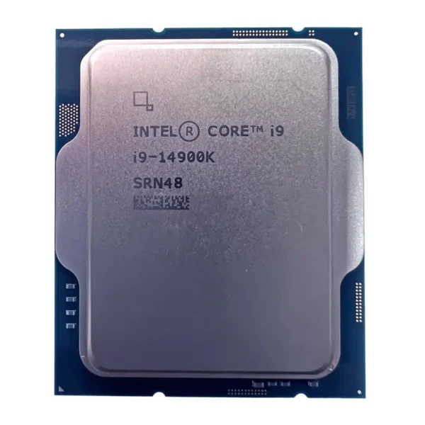 Intel Core i9 14900K 3.2GHz 24-Core LGA 1700 14th Gen Processor, 32 Threads, 36MB Cache Memory, 6GHz Max Turbo Frequency, Intel UHD Graphics 770, 2CH DDR5-5600 / 192GB Max | CM8071505094017 – Main image Intel Core i9 14900K 3.2GHz 24-Core LGA 1700 14th Gen Processor, 32 Threads, 36MB Cache Memory, 6GHz Max Turbo Frequency, Intel UHD Graphics 770, 2CH DDR5-5600 / 192GB Max | CM8071505094017 – Main image