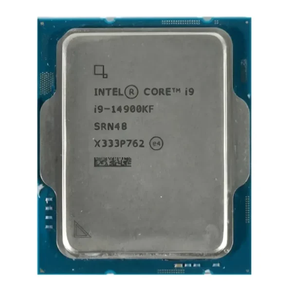 Intel Core i9 14900KF 3.2GHz 24-Core LGA 1700 14th Gen Processor, 24 Cores & 32 Threads, 36MB Cache Memory, 6GHz MaxTurbo Frequency, Dual-CH DDR5-5600 Memory / 192GB Max | i9-14900KF Tray – Main image Intel Core i9 14900KF 3.2GHz 24-Core LGA 1700 14th Gen Processor, 24 Cores & 32 Threads, 36MB Cache Memory, 6GHz MaxTurbo Frequency, Dual-CH DDR5-5600 Memory / 192GB Max | i9-14900KF Tray – Main image