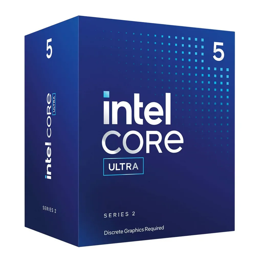 Intel Core Ultra 5 225F LGA 1851 Processor, 10 Cores & 10 Threads, 20MB Cache Memory, 4.9 GHz Maximum Turbo Boost Frequency, Dual-Channel DDR5 Memory, 256GB Max Memory Size | BX80768225F – Main image Intel Core Ultra 5 225F LGA 1851 Processor, 10 Cores & 10 Threads, 20MB Cache Memory, 4.9 GHz Maximum Turbo Boost Frequency, Dual-Channel DDR5 Memory, 256GB Max Memory Size | BX80768225F – Main image
