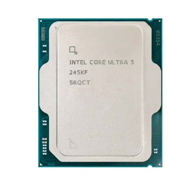 Intel Core Ultra 5 245KF 4.2 GHz LGA 1851 Processor, 14-Cores & 14-Threads, 26 MB Cache, 5.2 GHz Max Turbo Frequency, Dual Channel DDR5 Memory, 192GB Max Memory Size, Tray | AT8076806414 – Main image Intel Core Ultra 5 245KF 4.2 GHz LGA 1851 Processor, 14-Cores & 14-Threads, 26 MB Cache, 5.2 GHz Max Turbo Frequency, Dual Channel DDR5 Memory, 192GB Max Memory Size, Tray | AT8076806414 – Main image