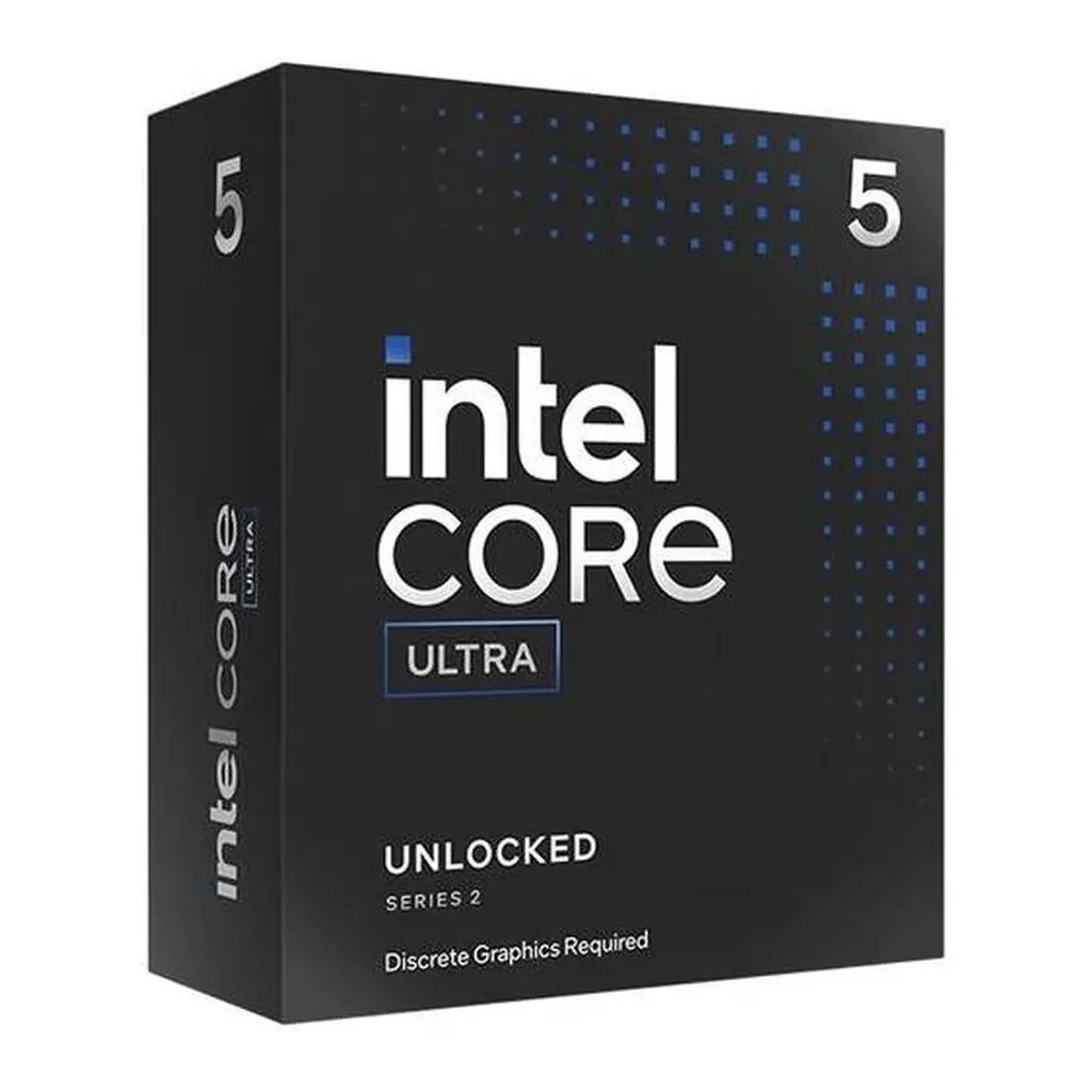 Intel Core Ultra 5 245KF 4.2 GHz LGA 1851 Processor, 14-Cores & 14-Threads, 26 MB Cache, 5.2 GHz Max Turbo Frequency, Dual Channel DDR5 Memory, 192GB Max Memory Size | BX80768245KF – Main image Intel Core Ultra 5 245KF 4.2 GHz LGA 1851 Processor, 14-Cores & 14-Threads, 26 MB Cache, 5.2 GHz Max Turbo Frequency, Dual Channel DDR5 Memory, 192GB Max Memory Size | BX80768245KF – Main image