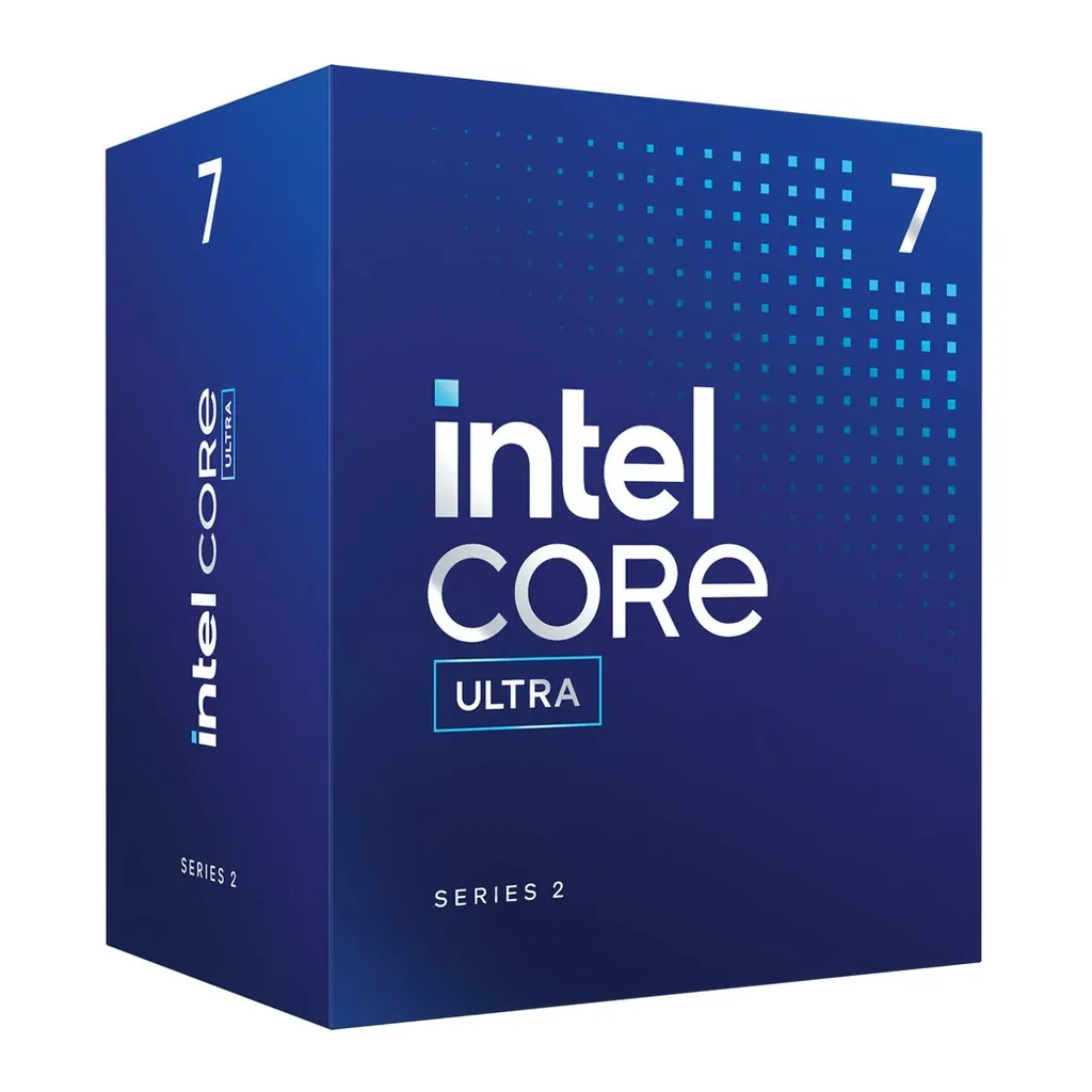 Intel Core Ultra 7 265 LGA 1851 Processor, 20 Cores & 20 Threads, 30MB Cache Memory, 5.3 GHz Max Turbo Frequency, Integrated Intel Graphics, Dual-Channel DDR5 Memory, 256 GB Max Memory | BX80768265 – Main image Intel Core Ultra 7 265 LGA 1851 Processor, 20 Cores & 20 Threads, 30MB Cache Memory, 5.3 GHz Max Turbo Frequency, Integrated Intel Graphics, Dual-Channel DDR5 Memory, 256 GB Max Memory | BX80768265 – Main image