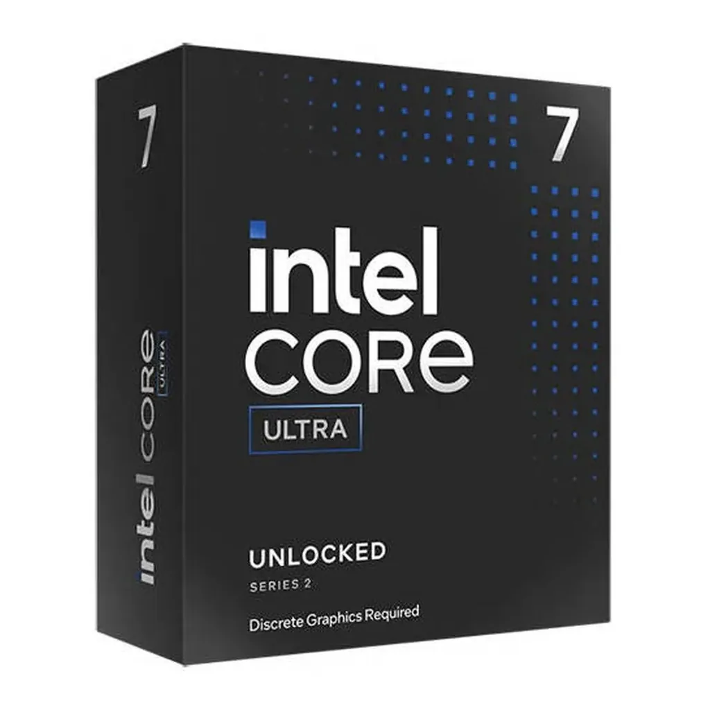 Intel Core Ultra 7 265KF 3.9 GHz LGA 1851 Processor, 20-Cores & 20-Threads, 36 MB Cache, 5.5 GHz Max Turbo Frequency, Dual Channel DDR5 Memory, 192GB Max Memory Size | BX80768265KF – Main image Intel Core Ultra 7 265KF 3.9 GHz LGA 1851 Processor, 20-Cores & 20-Threads, 36 MB Cache, 5.5 GHz Max Turbo Frequency, Dual Channel DDR5 Memory, 192GB Max Memory Size | BX80768265KF – Main image
