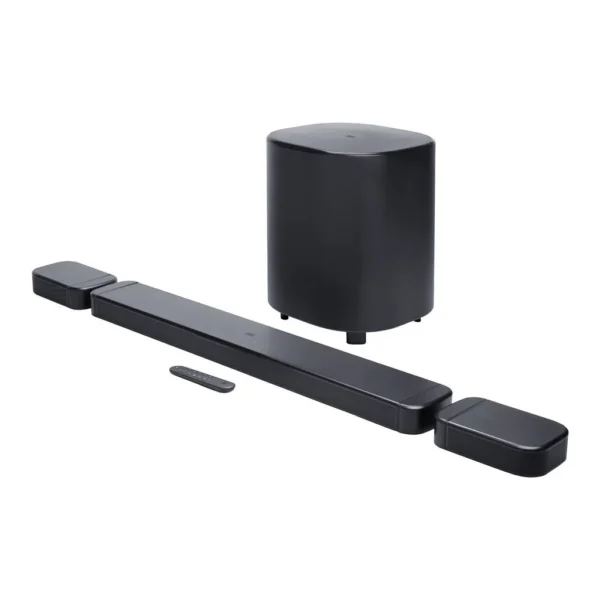 JBL Bar 800MK2 Soundbar, 780W Max Speaker Output, 10" Wireless Subwoofer, 35Hz - 20kHz Frequency Response, MultiBeam 3.0, PureVoice 2.0, SmartDetails, Dolby Atmos, Black | JBLBAR800M2BLK – Main image JBL Bar 800MK2 Soundbar, 780W Max Speaker Output, 10" Wireless Subwoofer, 35Hz - 20kHz Frequency Response, MultiBeam 3.0, PureVoice 2.0, SmartDetails, Dolby Atmos, Black | JBLBAR800M2BLK – Main image