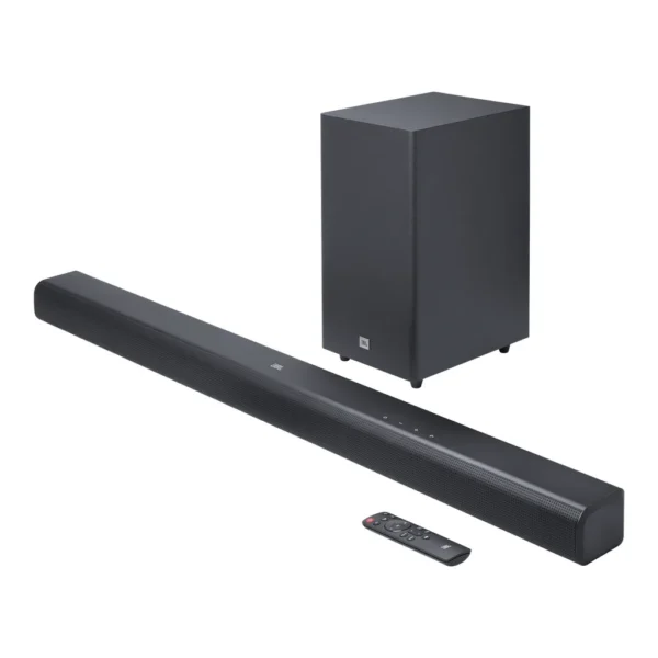 JBL Cinema SB580 3.1 Channel Soundbar, 440W Output, 3x (45 x 100) mm Racetrack Drivers + 3x 13mm Tweeters, 6.5" (165 mm), Wireless Subwoofer, Bluetooth 5.3 Version, Black | JBLSB580BLKUK – Main image JBL Cinema SB580 3.1 Channel Soundbar, 440W Output, 3x (45 x 100) mm Racetrack Drivers + 3x 13mm Tweeters, 6.5" (165 mm), Wireless Subwoofer, Bluetooth 5.3 Version, Black | JBLSB580BLKUK – Main image