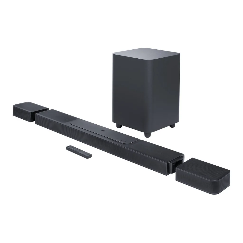 JBL OPEN BOX Bar 1300 11.1.4 Channel Soundbar, NO DISPLAY, Detachable Surround Speaker, MultiBeam, Dolby Atoms, DTS X, 1170W Output, 10" Wireless Subwoofer, BT 5.0, Black | JBLBAR1300BLKUK-OPEN BOX – Main image JBL OPEN BOX Bar 1300 11.1.4 Channel Soundbar, NO DISPLAY, Detachable Surround Speaker, MultiBeam, Dolby Atoms, DTS X, 1170W Output, 10" Wireless Subwoofer, BT 5.0, Black | JBLBAR1300BLKUK-OPEN BOX – Main image