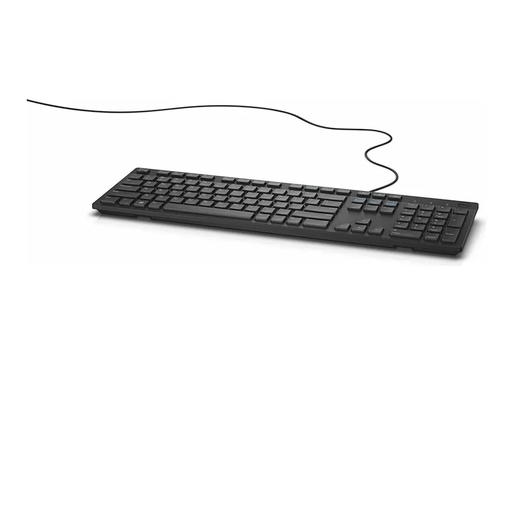 Dell KB216 Wired Multimedia Keyboard, US English, Black - View 3 Dell KB216 Wired Multimedia Keyboard, US English, Black - View 3