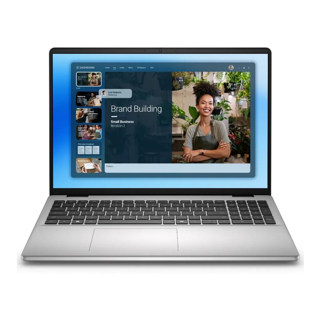 laptop-dc16251_fixed_05-01 Dell 16 Laptop DC16251, Intel Core 7 processor 150U, 32GB RAM, 1TB SSD, Windows 11 Pro, Cover - Metal Silver | dc16251_fixed_24