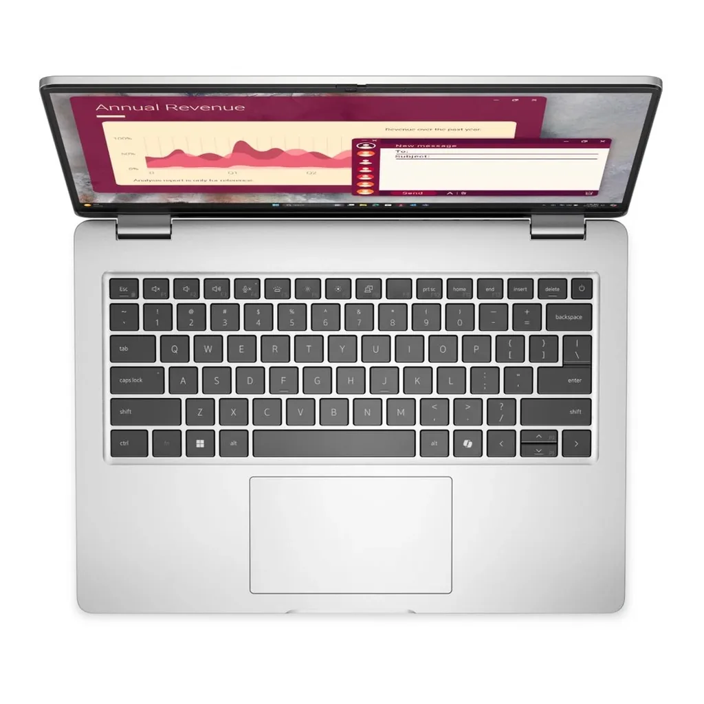 laptop-pc14250_fixed_05-05 Dell Pro 14 Laptop PC14250, Intel Core Ultra 5 235U vPro, 16GB RAM, 256GB SSD, Windows 11 Pro, Platinum silver color, metallic finish | pc14250_fixed_30