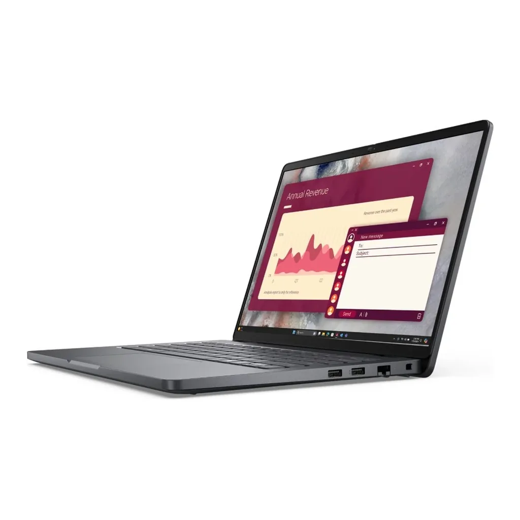 laptop-pc14250_fixed_09-03 Dell Pro 14 Laptop PC14250, Intel Core 5 120U, 16GB RAM, 256GB SSD, Windows 11 Pro, Magnetite color, textured finish | pc14250_fixed_20