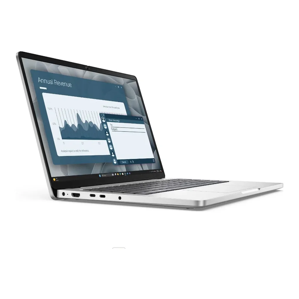 laptop-pc14255_fixed_13-02 Dell Pro 14 Laptop PC14255, AMD Ryzen 7 350, 16GB RAM, 512GB SSD, Windows 11 Pro, Platinum silver color, metallic finish | pc14255_fixed_13