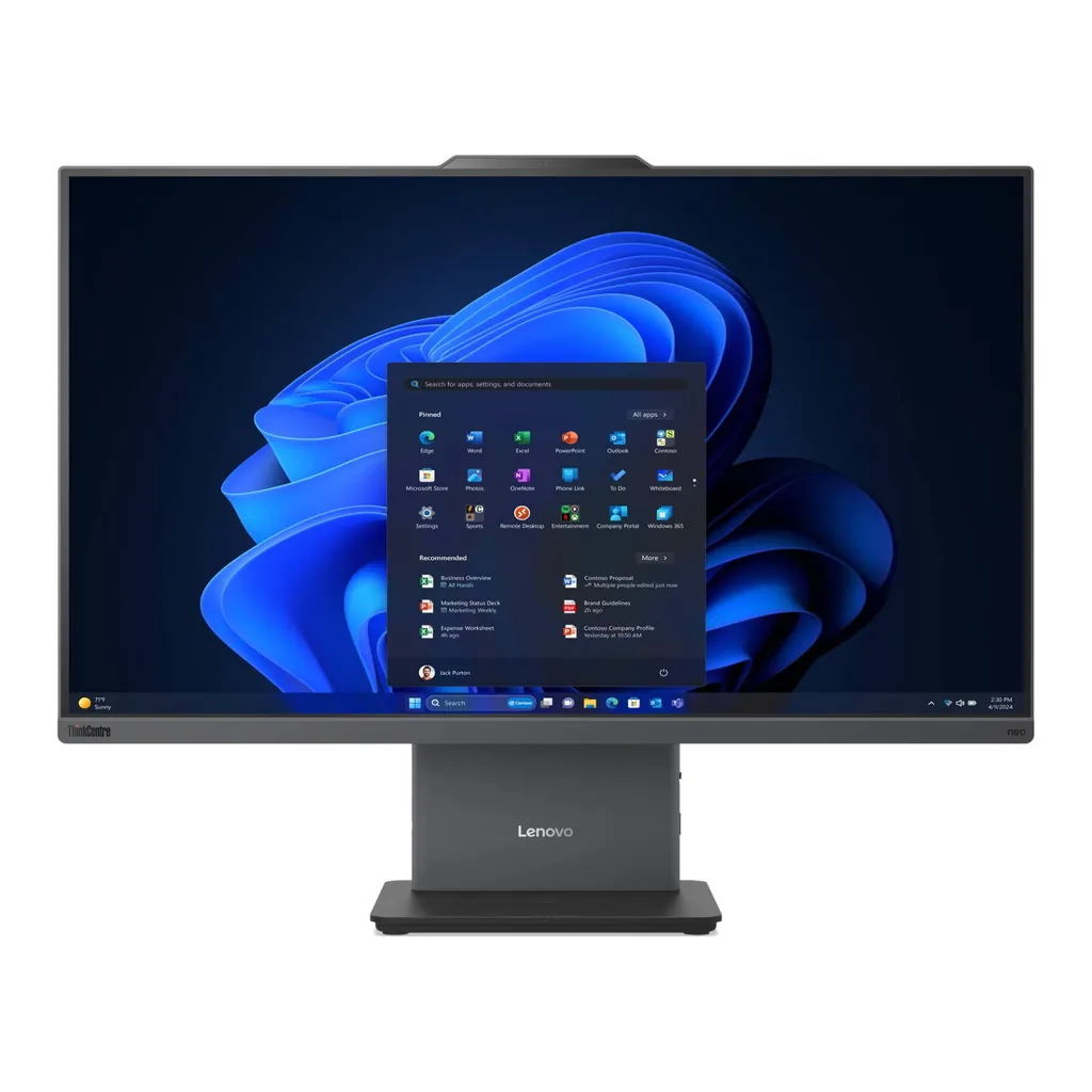 Lenovo ThinkCentre neo 50a 24 Gen 6 LNL, 23.8" FHD IPS Touch Display, Intel Core Ultra 5 226V, 16GB RAM, 512GB SSD, Intel Arc Graphics 130V, English (UK) K/B, No OS, Luna Grey – Main image Lenovo ThinkCentre neo 50a 24 Gen 6 LNL, 23.8" FHD IPS Touch Display, Intel Core Ultra 5 226V, 16GB RAM, 512GB SSD, Intel Arc Graphics 130V, English (UK) K/B, No OS, Luna Grey – Main image