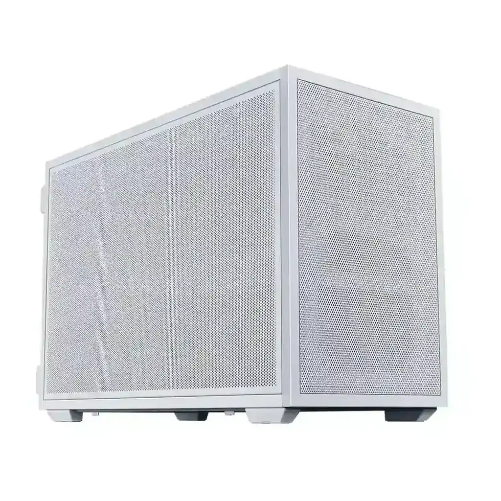 Lian-Li B4-mATX Mesh Computer Case, 2x 120mm Pre-installed Fans, Supports 360mm Radiator, 140mm ATX PSU, Steel Material, Magnetic Filter, White | B4W – Main image Lian-Li B4-mATX Mesh Computer Case, 2x 120mm Pre-installed Fans, Supports 360mm Radiator, 140mm ATX PSU, Steel Material, Magnetic Filter, White | B4W – Main image