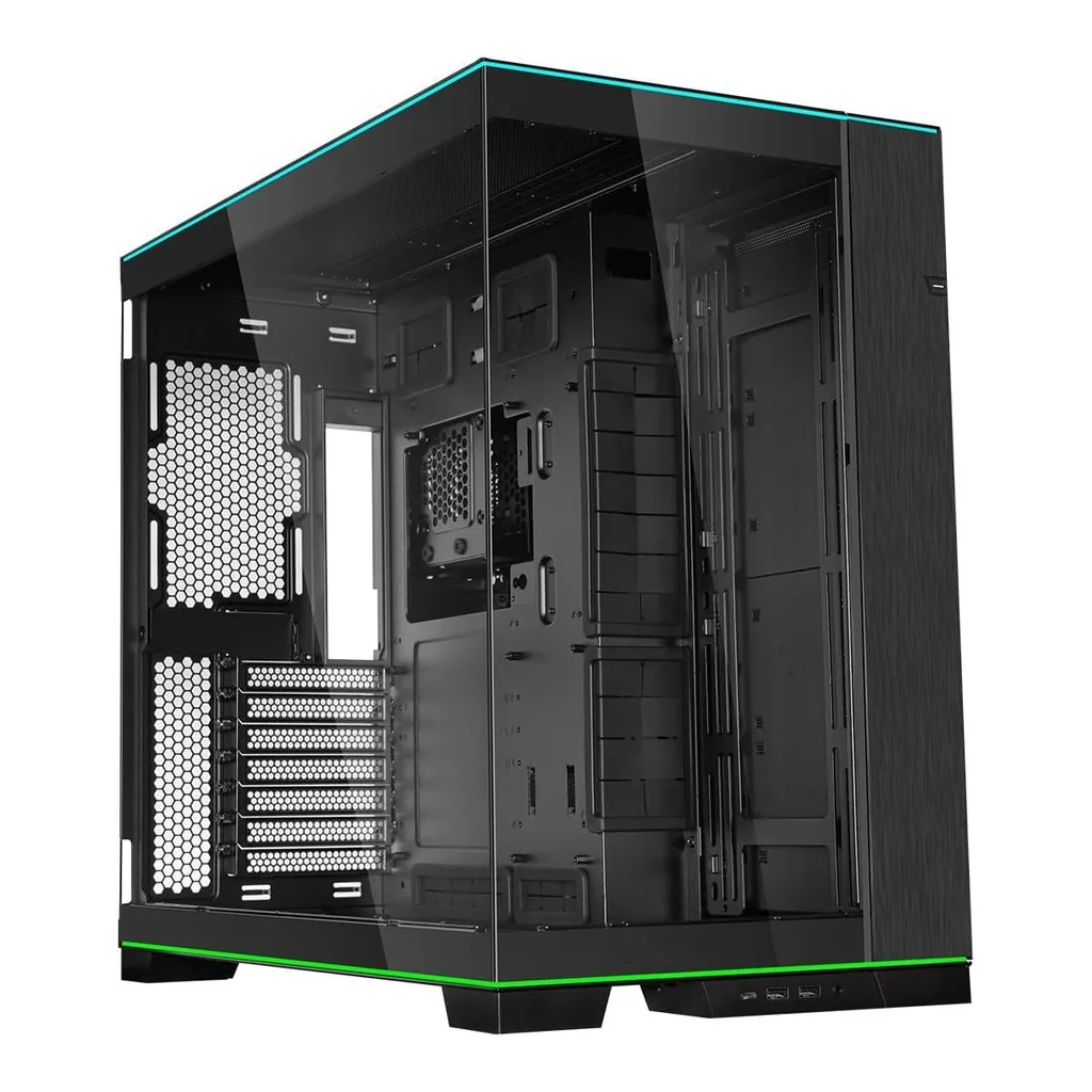 Lian Li O11D EVO RGB E-ATX Gaming Dual Chamber Case, ARGB Lighting Strips,Up to 420mm Radiator & 10* Fans, Cable Management, Front and Side Tempered Gass Panels, Black | G99.O11DERGBX.00 – Main image Lian Li O11D EVO RGB E-ATX Gaming Dual Chamber Case, ARGB Lighting Strips,Up to 420mm Radiator & 10* Fans, Cable Management, Front and Side Tempered Gass Panels, Black | G99.O11DERGBX.00 – Main image