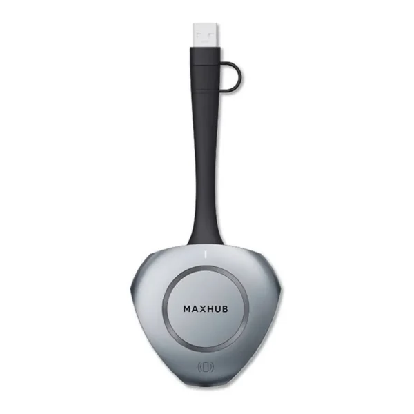 MAXHUB WT13-M Wireless Screen Sharing Dongle, Wi-Fi & BT 5.2 Connectivity, NFC Connect & Touch Back Supported, Support Up to 3840 x 2160 @ 30Hz Resolution, Gray | WT13-M – Main image MAXHUB WT13-M Wireless Screen Sharing Dongle, Wi-Fi & BT 5.2 Connectivity, NFC Connect & Touch Back Supported, Support Up to 3840 x 2160 @ 30Hz Resolution, Gray | WT13-M – Main image