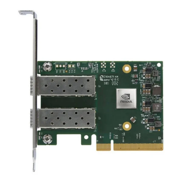 Mellanox NVIDIA ConnectX-6 Lx EN Network Adapter Card, 25GbE, Dual-Port SFP28, PCIe 4.0 x8, RoCE, IPsec Crypto, Secure Boot, 75Mpps, ASAP2, PTP, Tall Bracket | MCX631102AN-ADAT – Main image Mellanox NVIDIA ConnectX-6 Lx EN Network Adapter Card, 25GbE, Dual-Port SFP28, PCIe 4.0 x8, RoCE, IPsec Crypto, Secure Boot, 75Mpps, ASAP2, PTP, Tall Bracket | MCX631102AN-ADAT – Main image