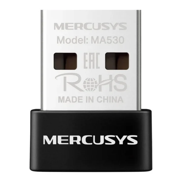 Mercusys MA530 Bluetooth 5.3 Nano USB Adapter, Up to 7 Devices, Extended Range, Ultra-Compact Design, Plug & Play, Win 11/10/8.1/7 Compatible, Lossless Audio Support | MA530 – Main image Mercusys MA530 Bluetooth 5.3 Nano USB Adapter, Up to 7 Devices, Extended Range, Ultra-Compact Design, Plug & Play, Win 11/10/8.1/7 Compatible, Lossless Audio Support | MA530 – Main image