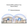 Mercusys ME25BE Dual Band Wi-Fi 7 Range Extender, BE3600, 2882Mbps 5GHz, 688Mbps 2.4GHz, MLO, 4K-QAM, 1x 1G Port, EasyMesh, AP Mode, WPS, Multicolor LED, WPA3 | ME25BE – Gallery image 4 Mercusys ME25BE Dual Band Wi-Fi 7 Range Extender, BE3600, 2882Mbps 5GHz, 688Mbps 2.4GHz, MLO, 4K-QAM, 1x 1G Port, EasyMesh, AP Mode, WPS, Multicolor LED, WPA3 | ME25BE – Gallery image 4