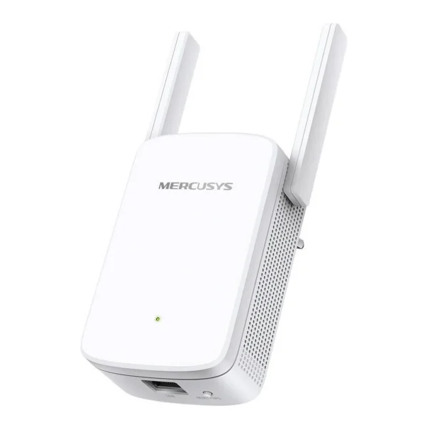 Mercusys ME30 Dual Band Wi-Fi 5 Range Extender, AC1200, 867Mbps 5GHz, 300Mbps 2.4GHz, 2x External Antennas, 1x 100Mbps Port, AP Mode, EasyMesh, WPS, Multicolor LED, White | ME30 – Main image Mercusys ME30 Dual Band Wi-Fi 5 Range Extender, AC1200, 867Mbps 5GHz, 300Mbps 2.4GHz, 2x External Antennas, 1x 100Mbps Port, AP Mode, EasyMesh, WPS, Multicolor LED, White | ME30 – Main image