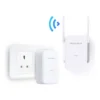 Mercusys MP510 Kit AV1000 Gigabit Powerline Wi-Fi Kit, 1000Mbps Powerline, 300Mbps Wi-Fi 4, HomePlug AV2, 1x Gigabit Port, Wi-Fi Clone, WPS, 128-Bit AES, 300M Range, Plug & Play | MP510 KIT – Gallery image 2 Mercusys MP510 Kit AV1000 Gigabit Powerline Wi-Fi Kit, 1000Mbps Powerline, 300Mbps Wi-Fi 4, HomePlug AV2, 1x Gigabit Port, Wi-Fi Clone, WPS, 128-Bit AES, 300M Range, Plug & Play | MP510 KIT – Gallery image 2