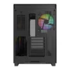 Montech KING 65 PRO ATX Computer Case, 3x ARGB PWM Pre-Installed Fans, Up to 360mm Radiator Support, 9x Fan Support, Flat Glass & Tinted Panel, Black | KING-65-PRO-BLACK – Gallery image 3 Montech KING 65 PRO ATX Computer Case, 3x ARGB PWM Pre-Installed Fans, Up to 360mm Radiator Support, 9x Fan Support, Flat Glass & Tinted Panel, Black | KING-65-PRO-BLACK – Gallery image 3