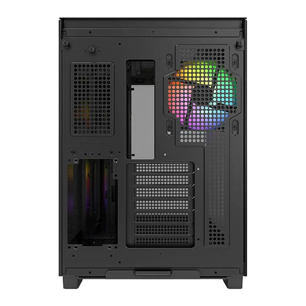 Montech KING 65 PRO ATX Computer Case, 3x ARGB PWM Pre-Installed Fans, Up to 360mm Radiator Support, 9x Fan Support, Flat Glass & Tinted Panel, Black | KING-65-PRO-BLACK – Gallery image 3 Montech KING 65 PRO ATX Computer Case, 3x ARGB PWM Pre-Installed Fans, Up to 360mm Radiator Support, 9x Fan Support, Flat Glass & Tinted Panel, Black | KING-65-PRO-BLACK – Gallery image 3