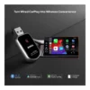 Mowsil Wireless CarPlay & Android Auto Adapter, Plug & Play USB Dongle with Bluetooth 5.2 & WiFi, Convert Wired CarPlay to Wireless, LED Status Indicator, Portable Car Accessory, Black | MOCPB1 – Gallery image 2 Mowsil Wireless CarPlay & Android Auto Adapter, Plug & Play USB Dongle with Bluetooth 5.2 & WiFi, Convert Wired CarPlay to Wireless, LED Status Indicator, Portable Car Accessory, Black | MOCPB1 – Gallery image 2